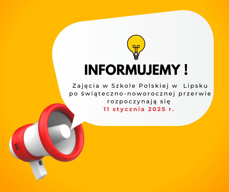 ROZPOCZĘCIE ZAJĘĆ W STYCZNIU