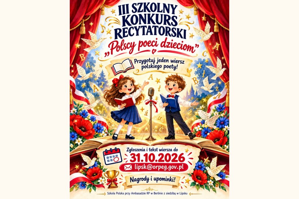 III SZKOLNY KONKURS RECYTATORSKI ,,POLSCY POECI DZIECIOM”